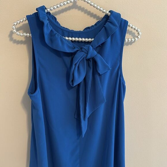Mud Pie Royal Blue tank top size medium - Picture 3 of 5